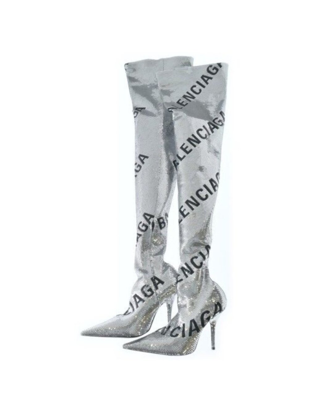 Balenciaga Boots Silver - Picture 1 of 8